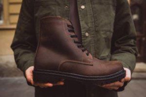 Mens Leather Black Boots - Casual Boots