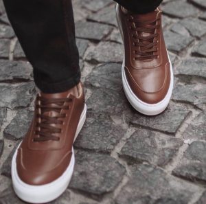 Leather Mens Sneakers - Casuas Shoes For Everyday