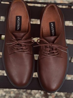 Leather Mens Shoes - Casual Black Shoes For Everyday