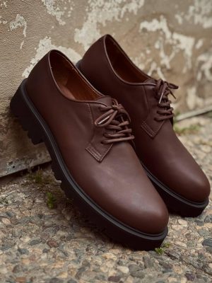 Leather Mens Shoes - Casual Black Shoes For Everyday