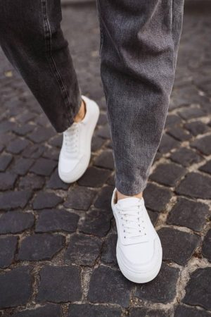 Leather Mens Sneakers - Casuas Shoes For Everyday