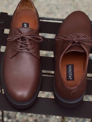 Leather Mens Shoes - Casual Black Shoes For Everyday