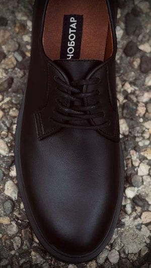 Leather Mens Shoes - Casual Black Shoes For Everyday
