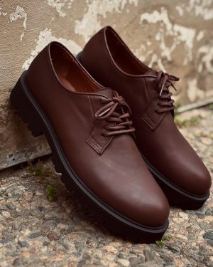 Genuine Leather Men’s Derby: Black & Brown Classic Dress Shoes, Derby Schuhe Herren