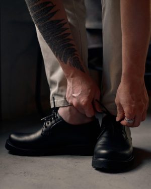 Genuine Leather Men’s Derby: Black & Brown Classic Dress Shoes, Derby Schuhe Herren