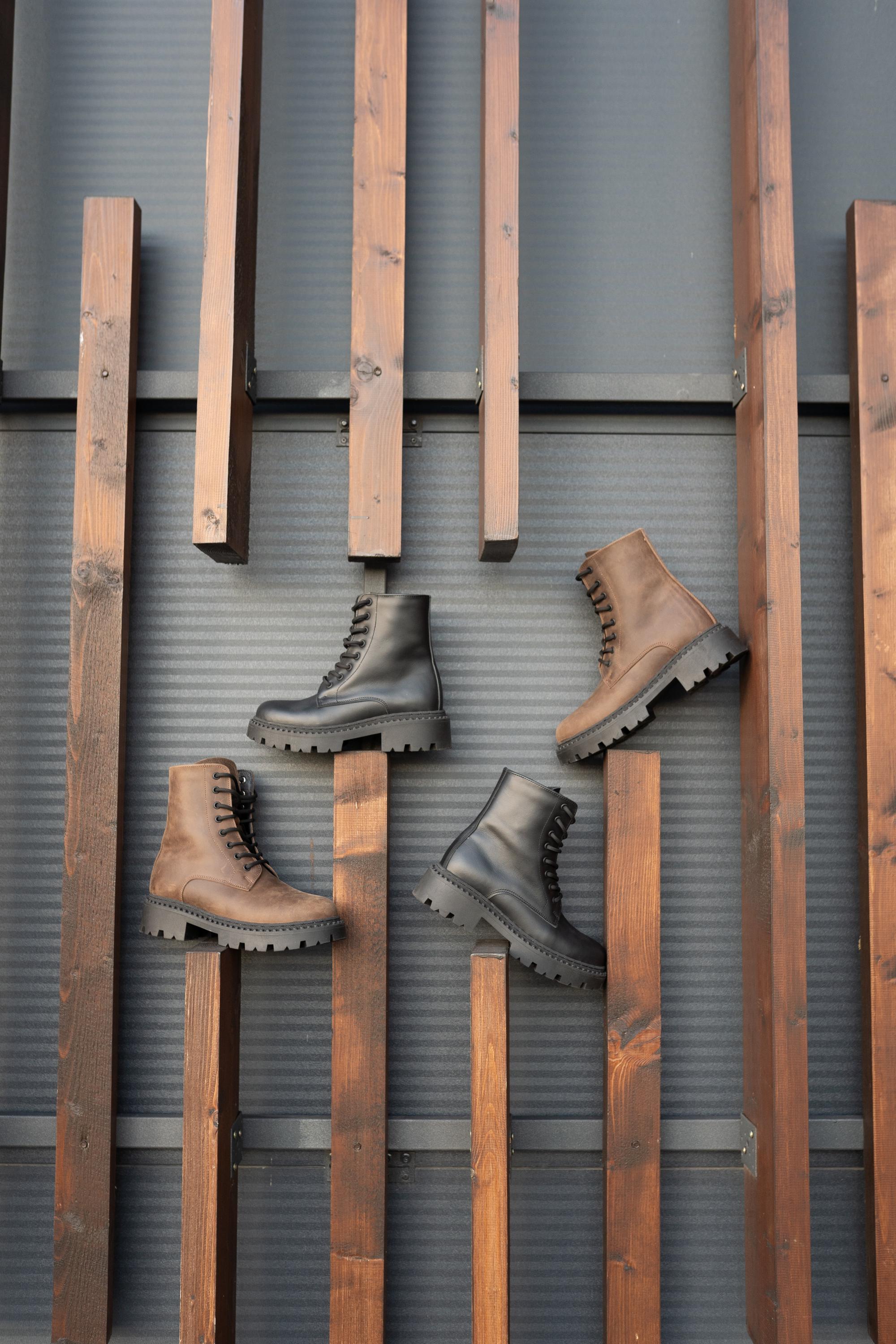 Handmade Women Leather Boots | 3 Colors Available: Black, Brown, Brown Suede