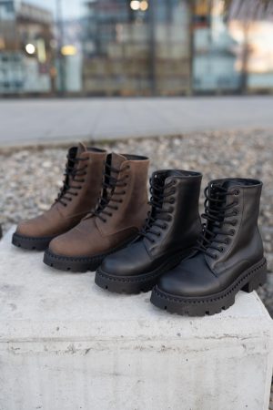 Handmade Women Leather Boots | 3 Colors Available: Black, Brown, Brown Suede