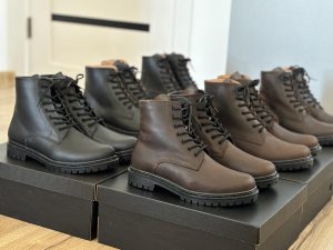 Lace Up Riding Boots , Men Casual Winter Or Fall Boots, Combat Work Unisex Shoes