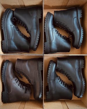 Lace Up Riding Boots , Men Casual Winter Or Fall Boots, Combat Work Unisex Shoes