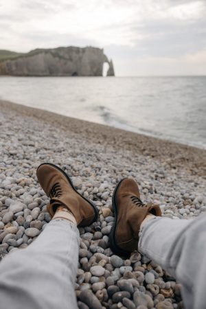 Lace Up Riding Boots , Men Casual Winter Or Fall Boots, Combat Work Unisex Shoes